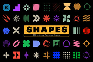 200 Geometric Shapes