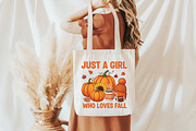 Just a Girl Who Loves Fall Halloween, an Illustration by Libby Wishes (Thumbnail 6 of 6)