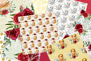 ANGEL DIGITAL PAPER PACK, a Pattern Graphic by rusticmelody (Thumbnail 2 of 2)