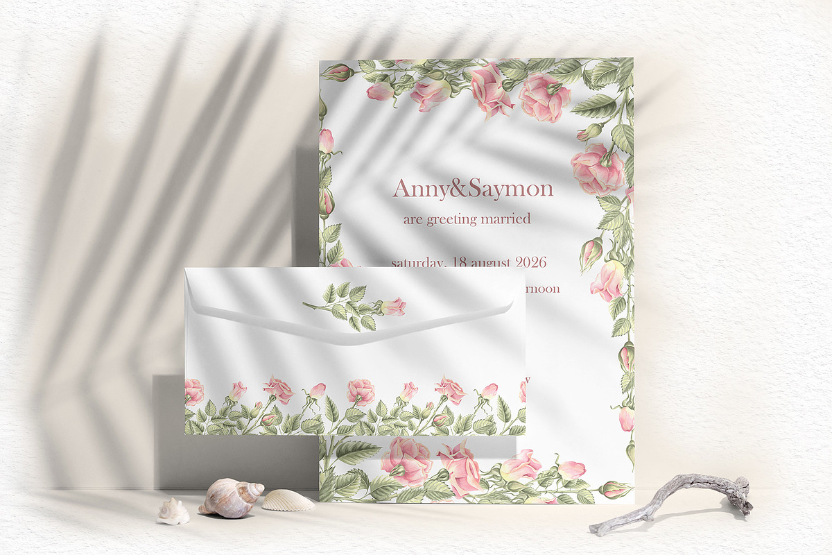 Ethereal Roses watercolor collection, a Decorative Illustration by susie-p-art (Photo 8 of 19)