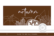 20 Autumn Procreate Stamps & Brushes, a Brush Add-On by SorrDesign (Thumbnail 1 of 3)
