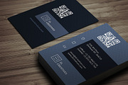 Corporate Blue Business Card, a Business Card Template by bouncy (Thumbnail 2 of 4)
