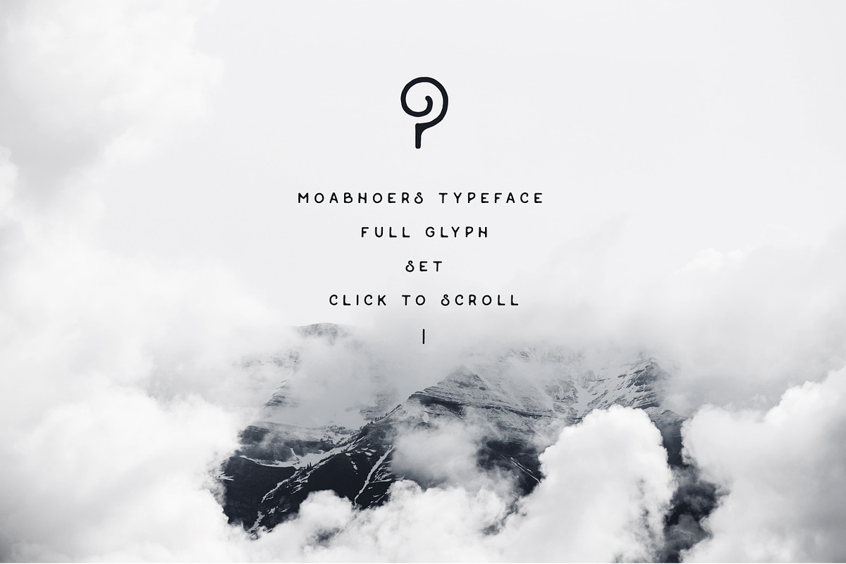 Moabhoers Typeface, a Font by Swistblnk Std. (Photo 2 of 8)