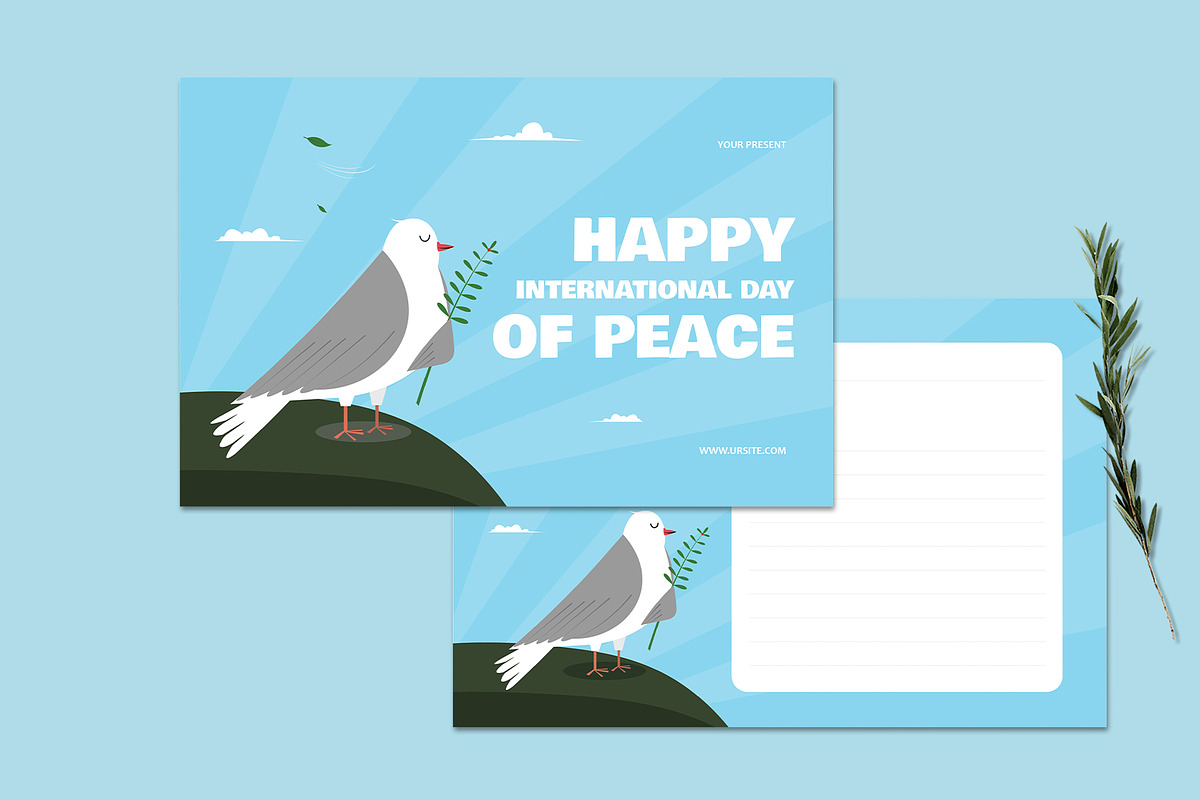 International Day Of Peace, a Business Card Template by Neermana (Photo 2 of 4)