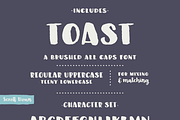 Butterbell & Toast Textured Font Duo, a Script Font by Rachel White Art (Thumbnail 3 of 15)