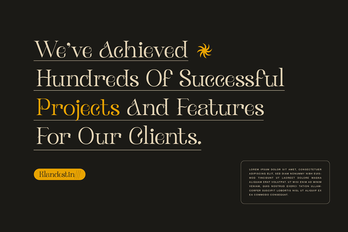 Klandestin Modern & Classical Serif, a Serif Font by Lettertype Studio (Photo 18 of 20)