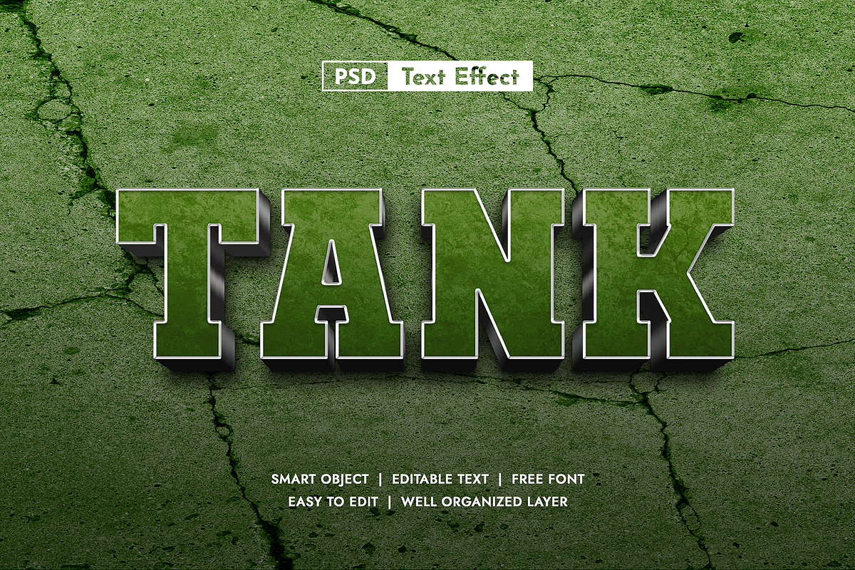 Medieval 3D Editable Text Effect, a Layer Style Add-On by AKart (Photo 9 of 11)