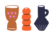 Modern ceramics, flower vases set, a Decorative Illustration by Good Studio (Thumbnail 2 of 7)
