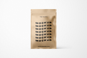 Craft Ziplock Pouch Mockup