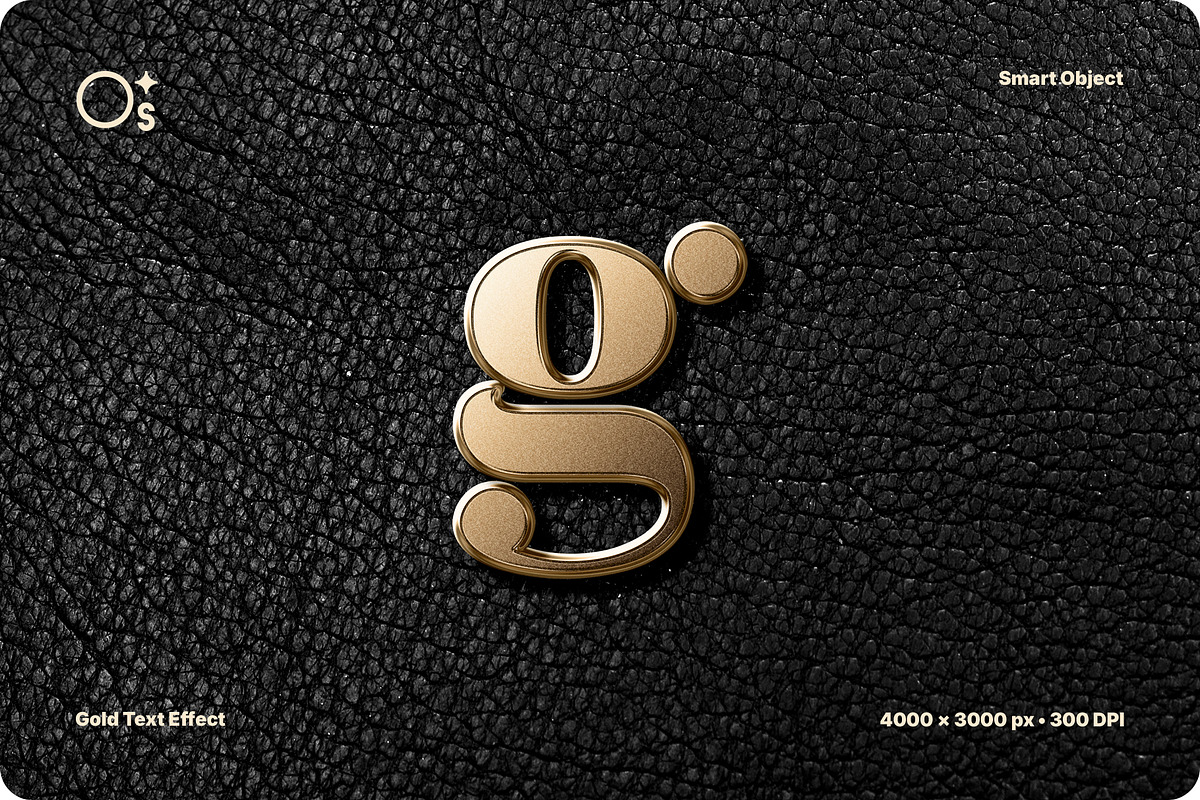 Luxury Metallic Gold Effect, a Layer Style Add-On by Opaq Studio (Photo 1 of 6)