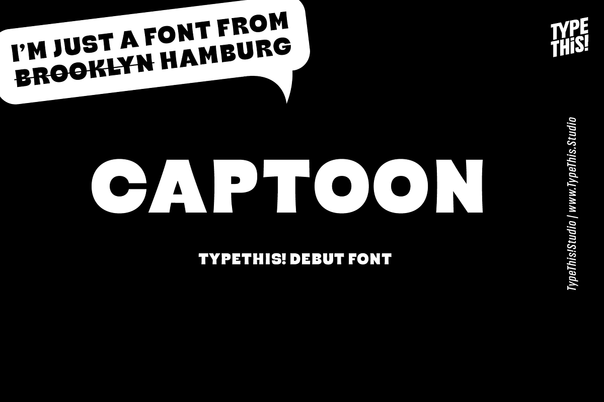 Captoon - Just A Font From Brooklyn, a Font by TypeThis!Studio (Photo 9 of 9)