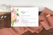 Wedding RSVP Card Canva Template, a Stationery Template by ShineOnWedding (Thumbnail 1 of 8)
