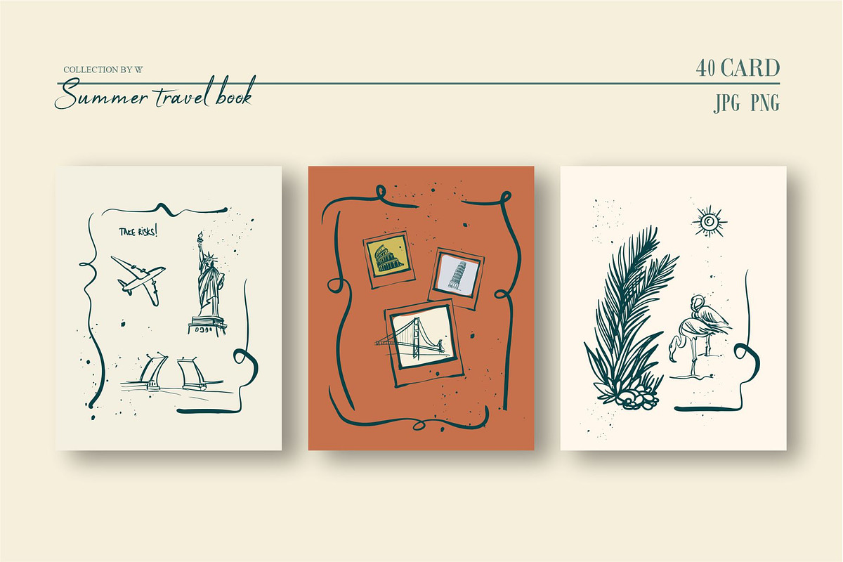 Summer travel book, an Object Graphic by Collection by VY (Photo 5 of 14)