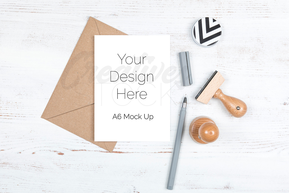 A6 Card Bundle - 8 JPEG/PSD, a Print Template by Creatives STOCK (Photo 4 of 9)