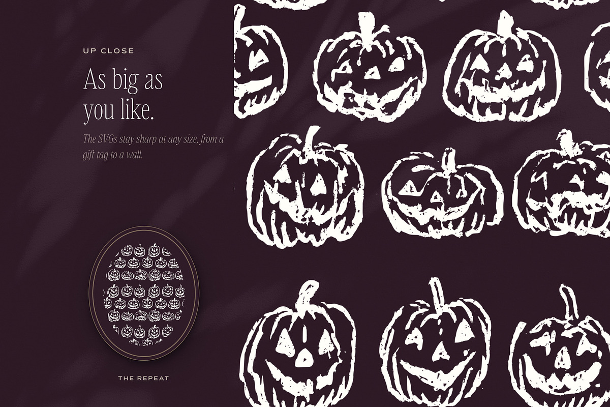 Spooky Halloween Seamless Patterns, a Pattern Graphic by The October Creative (Photo 5 of 12)