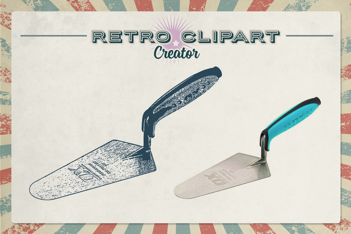 Retro Clipart Creator, an Action Add-On by g design (Photo 5 of 12)
