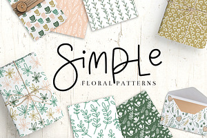 Simple Floral Pattern Collection