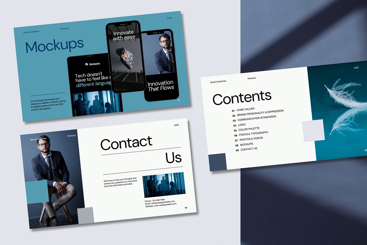 Modern Brand Manual – Canva Template, a Templates & Theme by R-studio (Photo 7 of 9)