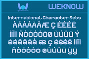 Reload Game font, a Sans Serif Font by weknow (Thumbnail 8 of 8)