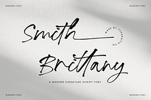Smith Brittany Signature Script Font