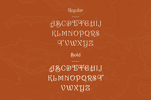 Antique Atlas - Vintage Typeface