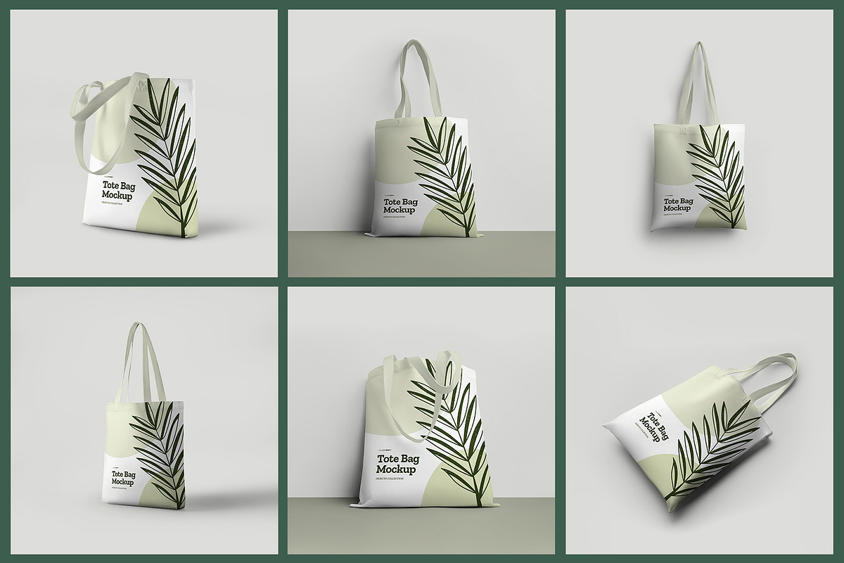 12 Shopping Tote Bag Mockups, a Product Mockup by Grow Design Craft Studio (Photo 3 of 10)