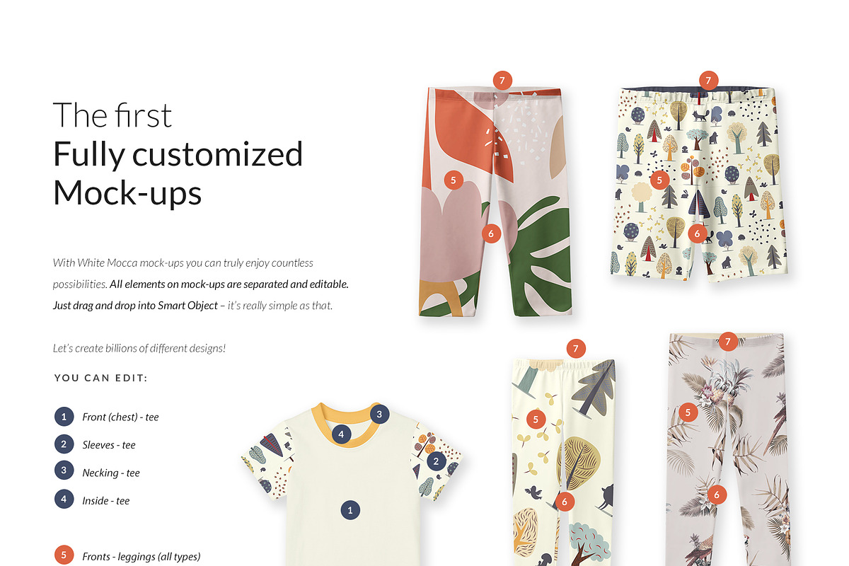 Baby Leggings 30x Mock-ups Bundle, a Bottom Mockup by Mocca Mockups Store (Photo 2 of 8)