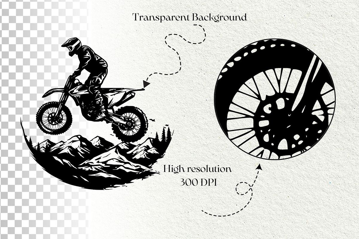 Motocross svg bundle. Dirt Bike, a Sport Illustration by DENIDigitalArtSudio (Photo 6 of 6)