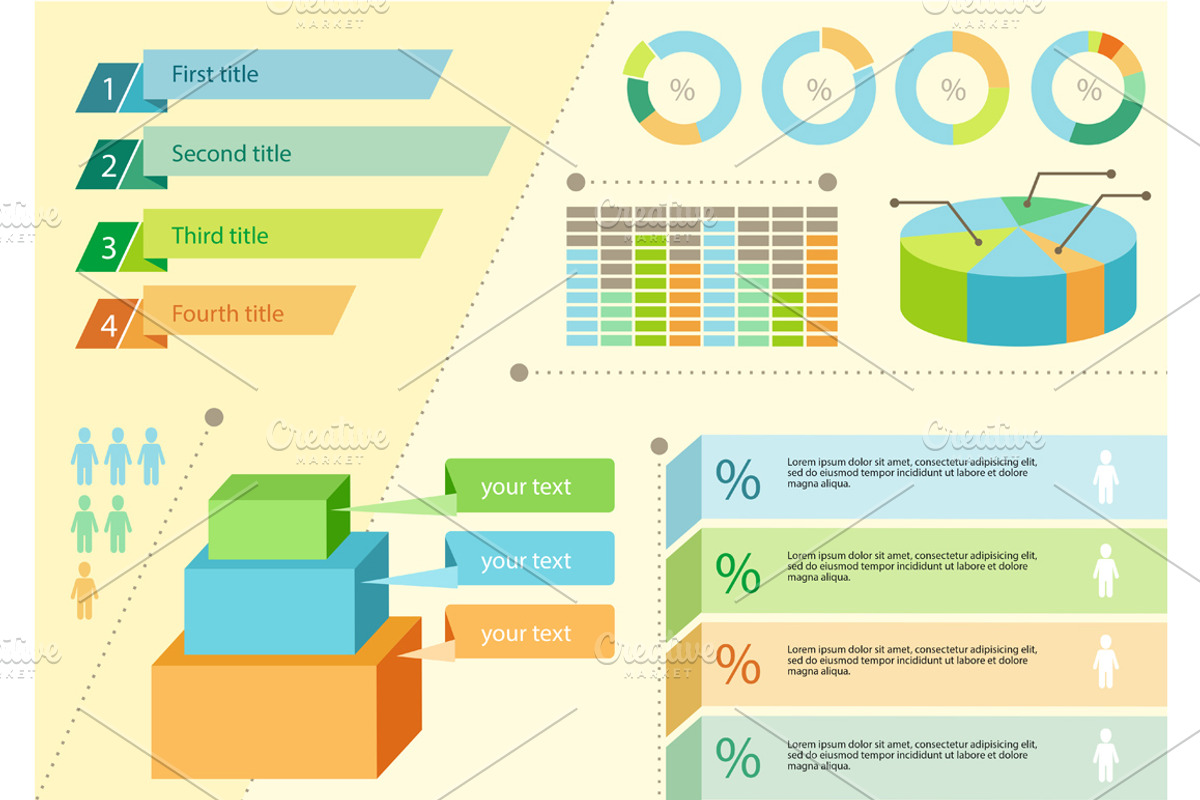 Infographics icons and elements