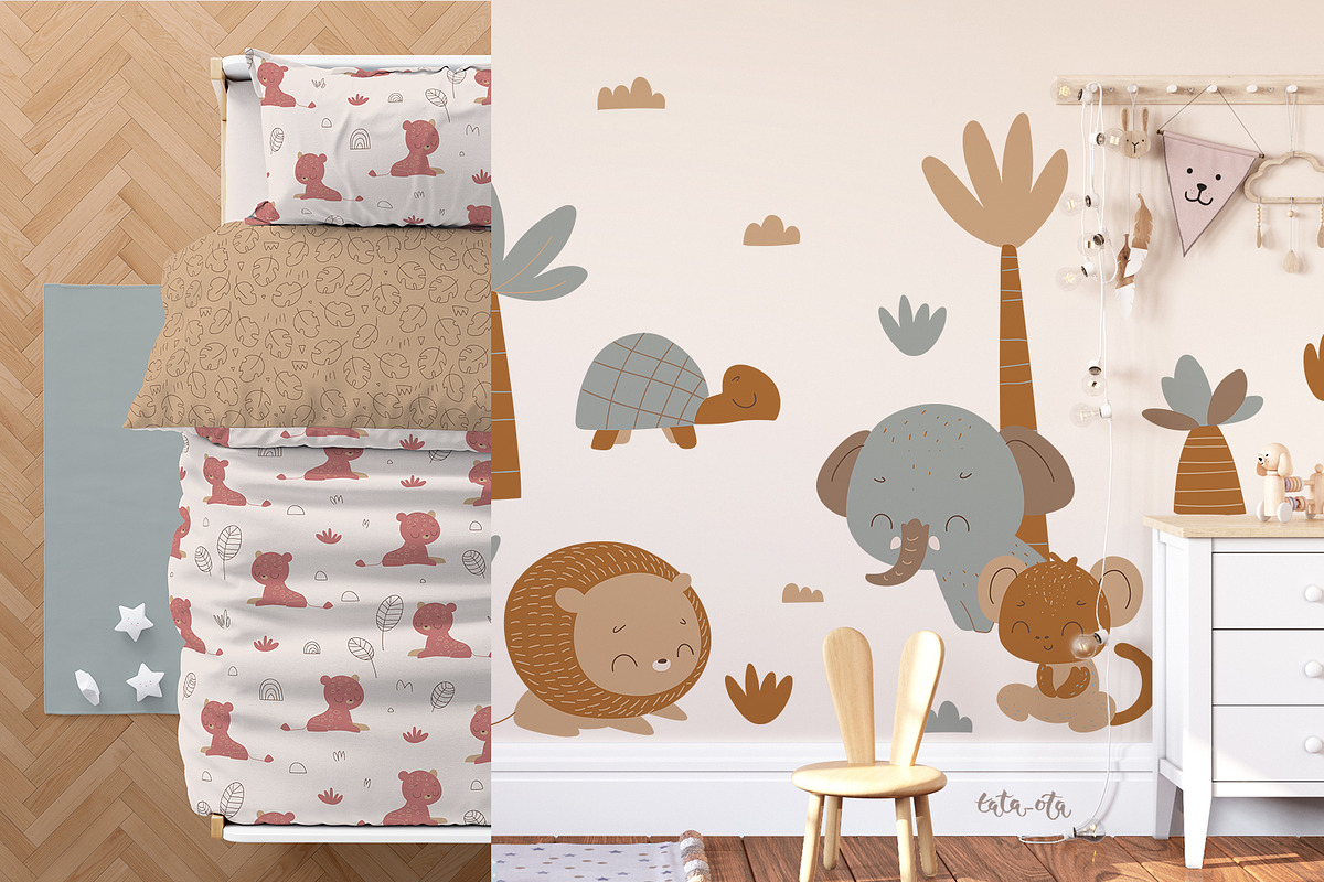 Safari - Kids collection, an Animal Illustration by tata_ota (Photo 10 of 17)