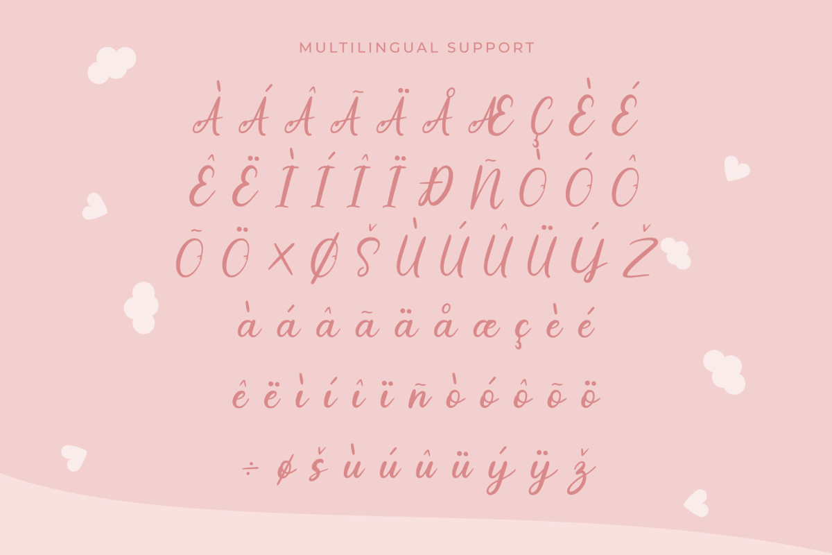 Lovely Magnolia | Cute Handwriting, a Script Font by Rissyletter Studio (Photo 10 of 10)