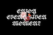 ED Lacour - Blackletter Typeface, a Blackletter Font by Emyself Design (Thumbnail 3 of 12)