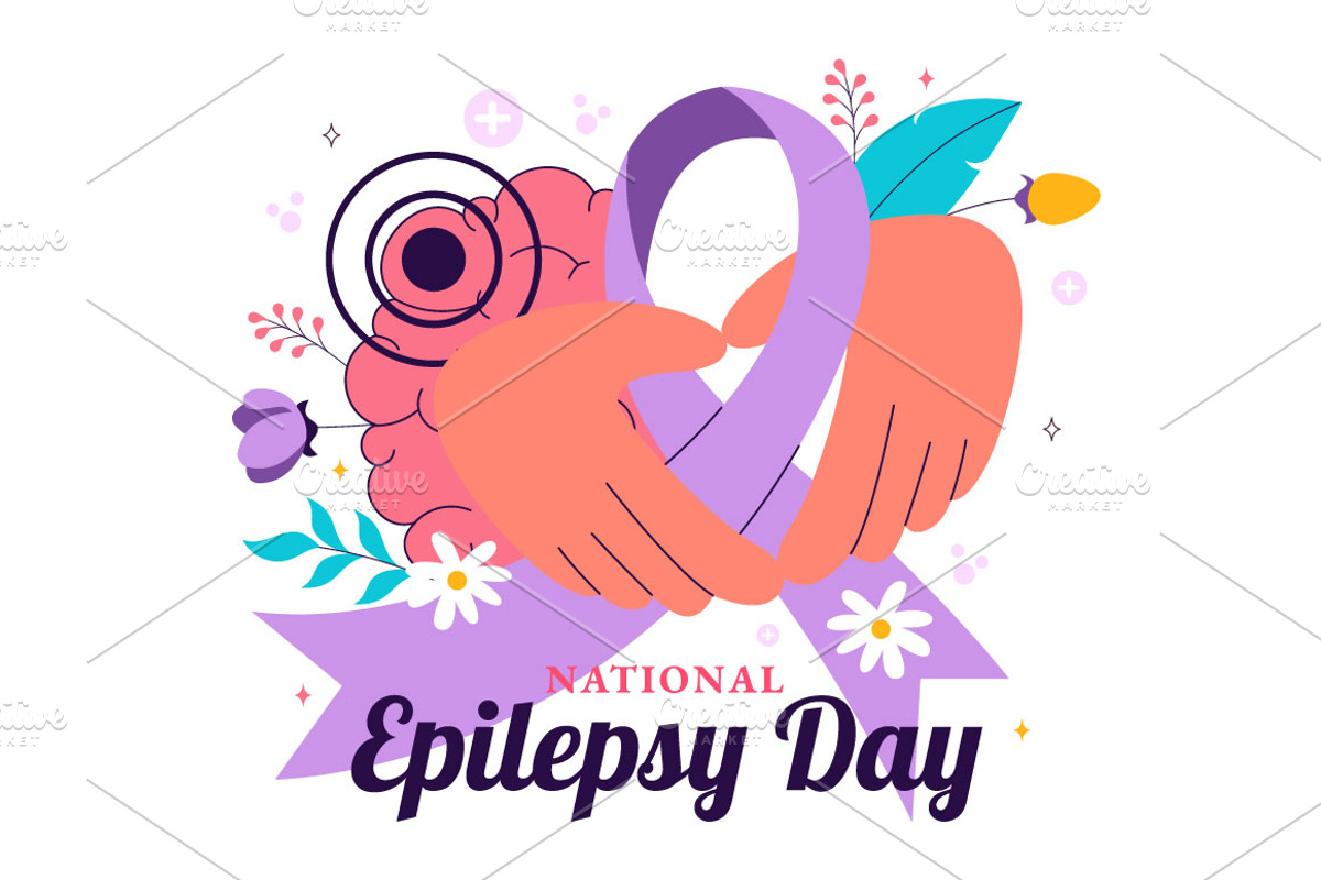 10 National Epilepsy Awareness Month, a Healthcare Illustration by denayunebgt (Photo 4 of 4)