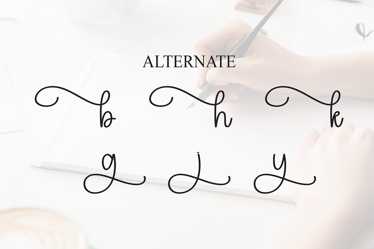 Calligraphy | Script Font, a Handwritten Font by Scratchones (Photo 8 of 9)