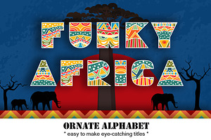 Funky Africa Alphabet