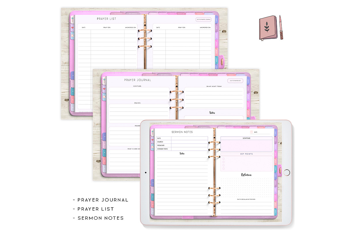 Digital Christian Planner for iPad, a Design Template by EasyLifePlanners (Photo 6 of 8)