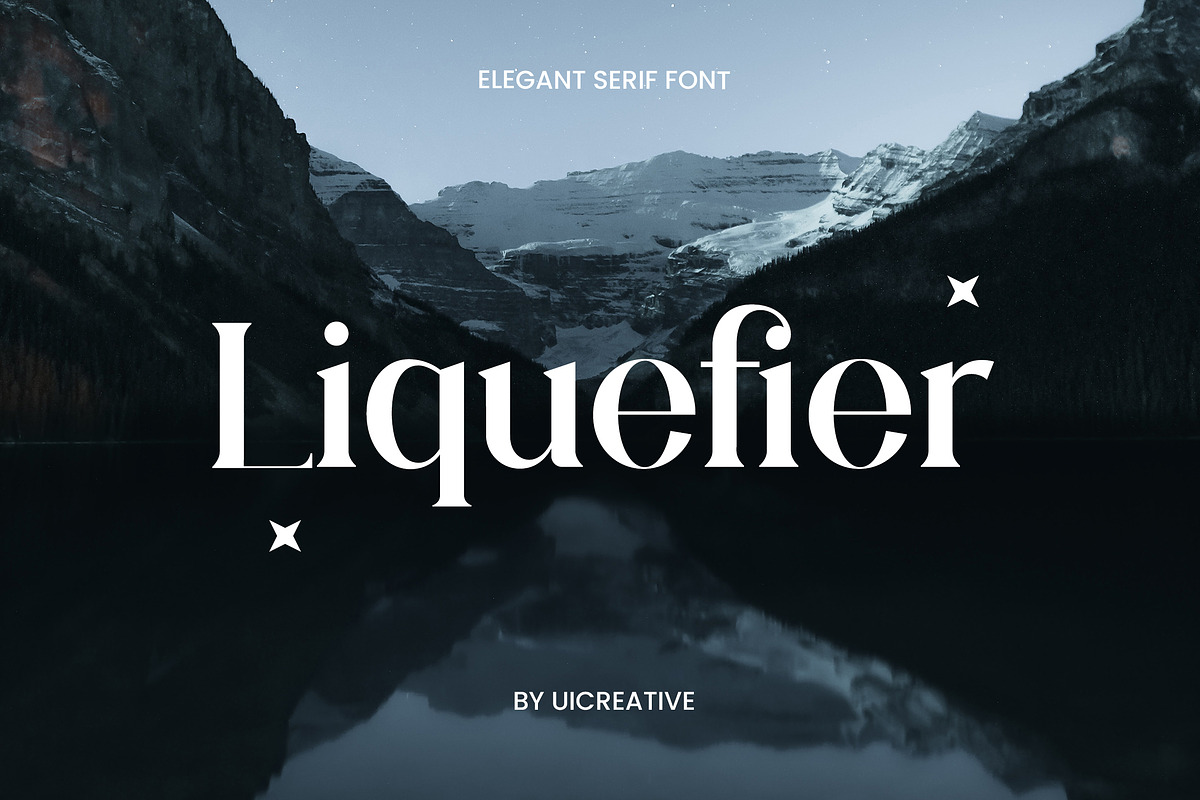 Liquefier Elegant Serif Font, a Serif Font by UICreative (Photo 1 of 13)