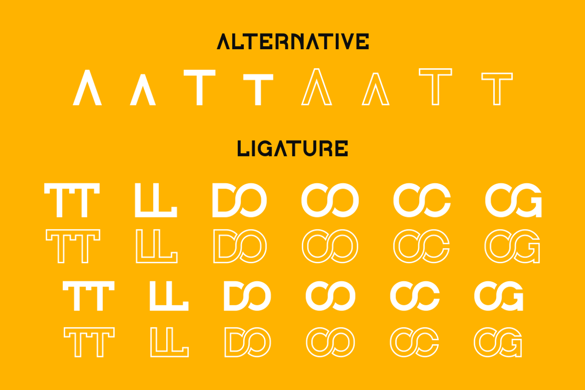 Farkey - Modern Techno Font, a Sans Serif Font by Viswal Studio (Photo 8 of 10)
