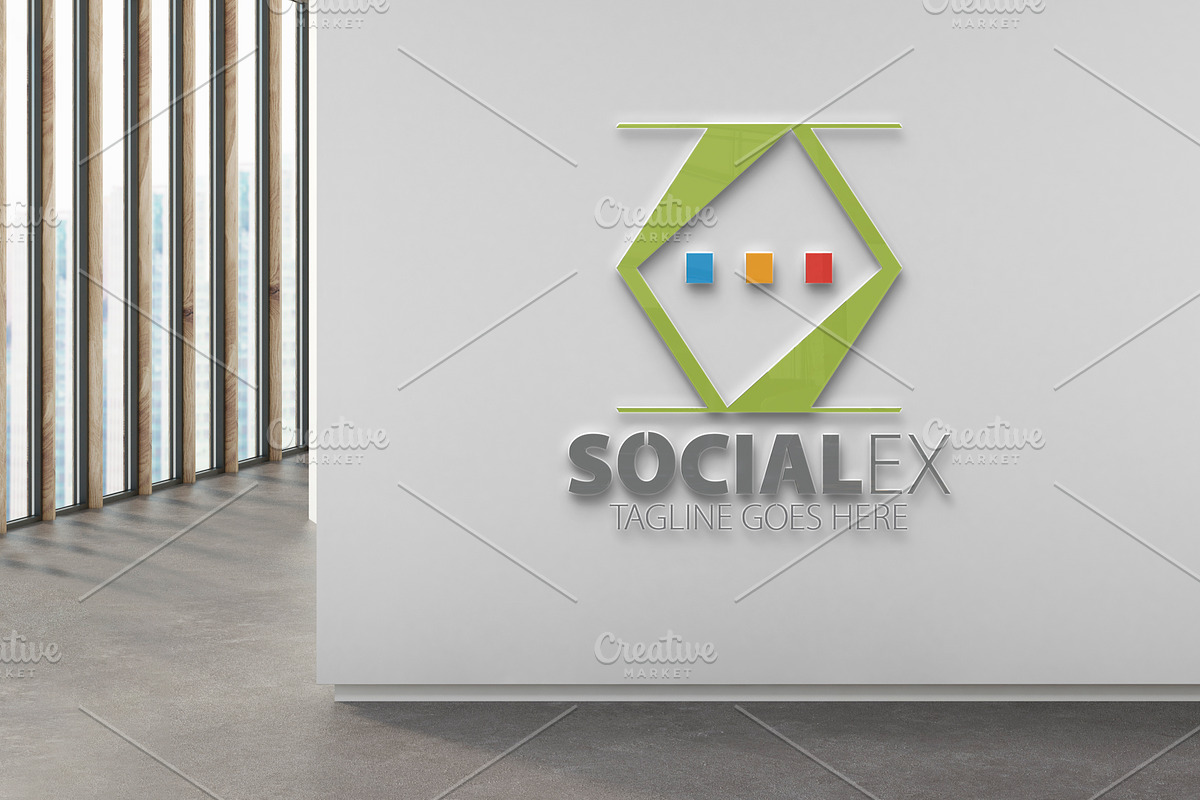 Sociale Logo Template, a Branding & Logo Template by Josuf Media (Photo 3 of 3)