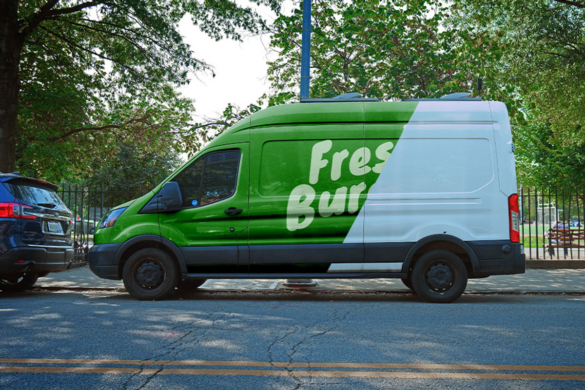 Vehicle Wrap Photoshop Template, an Advertising Mockup by SUH-NY (Photo 15 of 22)