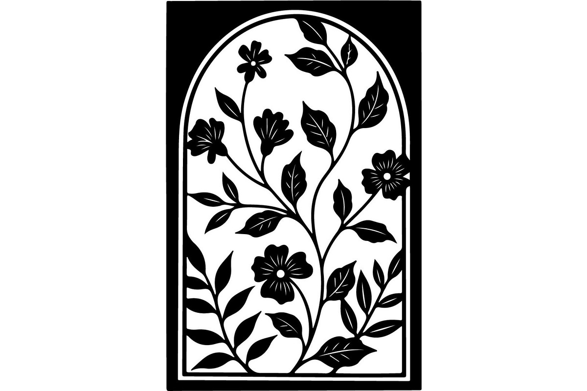 Decorative Arch Window Vector Pack, a Decorative Illustration by Designer_Momina (Photo 5 of 21)