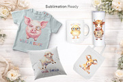 Funny Rustic Barnyard Sublimation, an Illustration by Artnoy (Thumbnail 6 of 8)