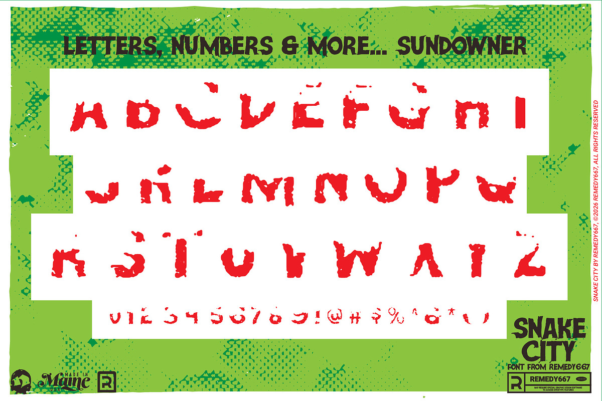 Snake City - Layered Font, a Script Font by Remedy667 (Photo 8 of 9)