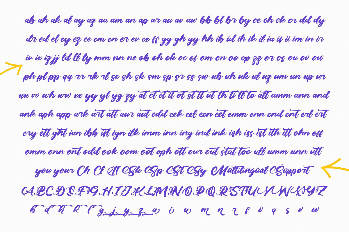 Tarkeni - Bold Calligraphy Font, a Script Font by Letterena Studios Script (Photo 18 of 20)
