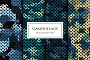 Camouflage net background set, a Pattern Graphic by ArchonDigitalShop (Thumbnail 4 of 7)