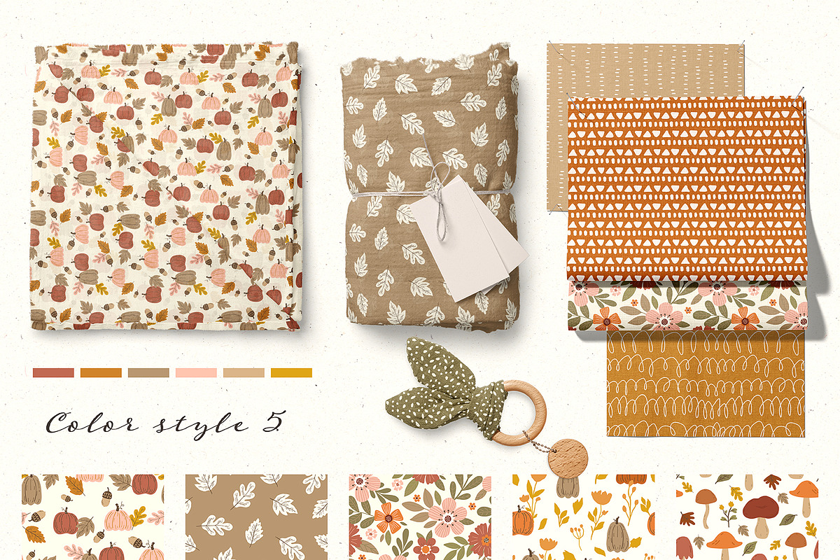 Autumn Haze - Collection of Patterns, a Pattern Graphic by Cuteanny Design (Photo 11 of 11)