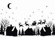 Christmas Sky Vector Collection, an Illustration by jahid234 (Thumbnail 20 of 20)