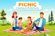 Picnic Collection, a Person Illustration by YG Studio (Thumbnail 1 of 7)
