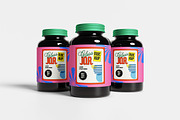 Modern Glass Jar Mockup, a Packaging Mockup by bimockup (Thumbnail 4 of 6)