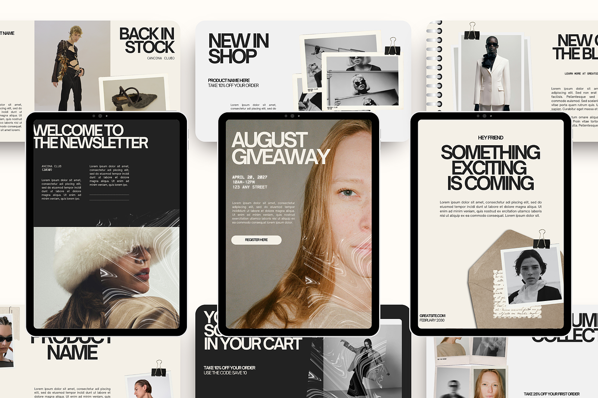 Email Marketing Newsletter Template, an Email Template by Branding Babe Co. (Photo 3 of 10)